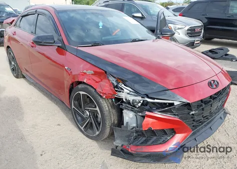 2022 Hyundai Elantra N Line from USA, damaged, VIN KMHLR4AF2NU231796
